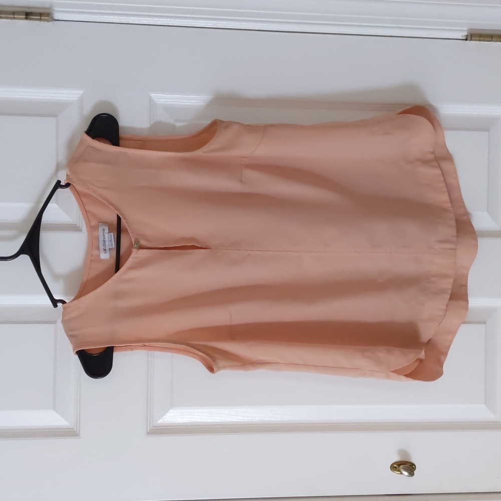 Liz Claiborne light pink blouse, size S